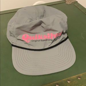 Quick silver snap back hat